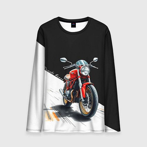 Мужской лонгслив Ducati Racer / 3D-принт – фото 1