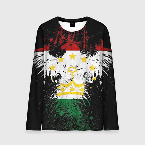 Мужской лонгслив Таджикистан / 3D-принт – фото 1