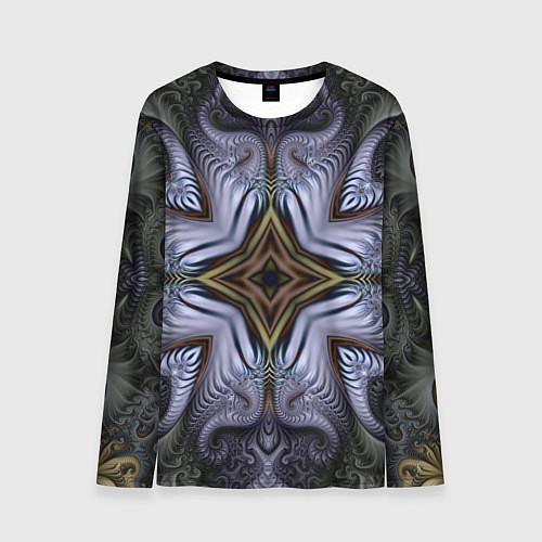Мужской лонгслив Абстракция дня / 3D-принт – фото 1