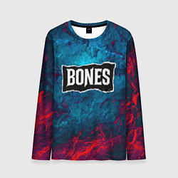 Лонгслив мужской Логотип Bones, цвет: 3D-принт