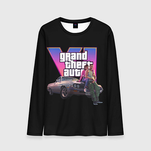 Мужской лонгслив GTA VI / 3D-принт – фото 1