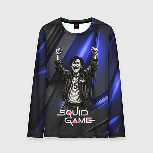 Мужской лонгслив Победа игрока 456 Игра в кальмара / 3D-принт – фото 1