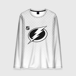 Мужской лонгслив Тампа Бэй Лайтнинг - белые треугольники