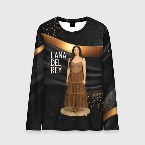 Мужской лонгслив Lana Del Rey в ретро платье / 3D-принт – фото 1