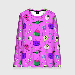 Лонгслив мужской Halloween pink, цвет: 3D-принт