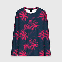 Мужской лонгслив Palm pink black