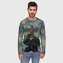 Лонгслив мужской ВМФ пехотинец волк, цвет: 3D-принт — фото 2