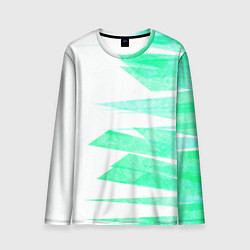 Мужской лонгслив Color white light blue strip