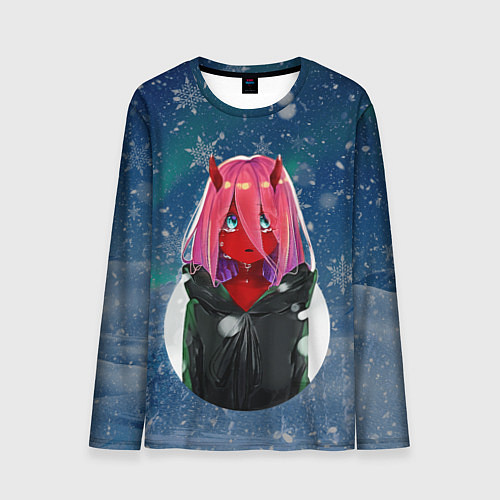 Мужской лонгслив Anime XX Zero Two Kid / 3D-принт – фото 1