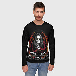 Лонгслив мужской Ozzy Osbourne with wings, цвет: 3D-принт — фото 2