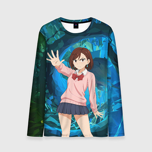 Мужской лонгслив Сиратори Айра - знак стоп / 3D-принт – фото 1