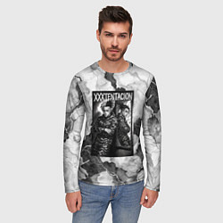 Лонгслив мужской XXXTentacion облокотился об зеркало, цвет: 3D-принт — фото 2