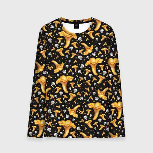 Мужской лонгслив Грибной дождик / 3D-принт – фото 1