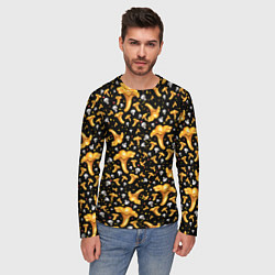 Лонгслив мужской Грибной дождик, цвет: 3D-принт — фото 2