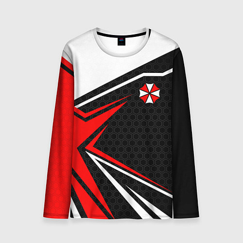 Мужской лонгслив Umbrella - red uniform / 3D-принт – фото 1