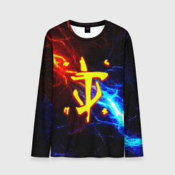 Лонгслив мужской Doom шторм с молниями, цвет: 3D-принт