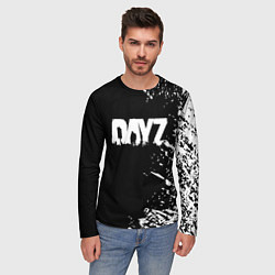 Лонгслив мужской Dayz брызги красок, цвет: 3D-принт — фото 2