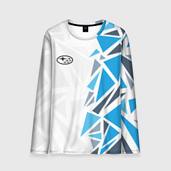 Лонгслив мужской Субару - фрагменты, цвет: 3D-принт