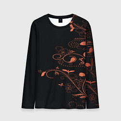 Лонгслив мужской Китайский орнамент, цвет: 3D-принт
