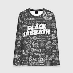 Мужской лонгслив Black Sabbath pattern
