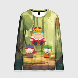 Лонгслив мужской Король Эрик Картман, цвет: 3D-принт