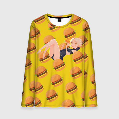 Мужской лонгслив Сейбер Альтер в бургерах / 3D-принт – фото 1