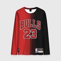 Лонгслив мужской NBA Bulls 23 Jordan, цвет: 3D-принт