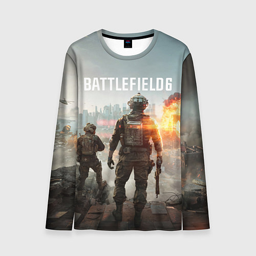 Мужской лонгслив Битва за Бруклин из Battlefield 6 / 3D-принт – фото 1
