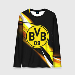 Лонгслив мужской Borussia спортивная геометрия, цвет: 3D-принт