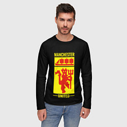 Лонгслив мужской Манчестер Юнайтед дьявол, цвет: 3D-принт — фото 2