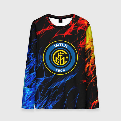 Мужской лонгслив Интер битва огней / 3D-принт – фото 1