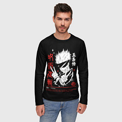 Лонгслив мужской Годжо Сатору из Магической битвы, цвет: 3D-принт — фото 2