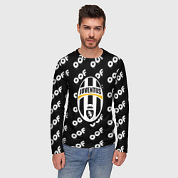 Лонгслив мужской Juventus off pattern, цвет: 3D-принт — фото 2