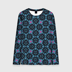 Лонгслив мужской Абстрактный цветочный паттерн, цвет: 3D-принт