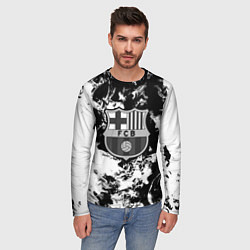 Лонгслив мужской Juventus белый дым, цвет: 3D-принт — фото 2