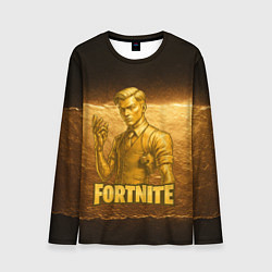 Мужской лонгслив Fortnite золотой Мидас