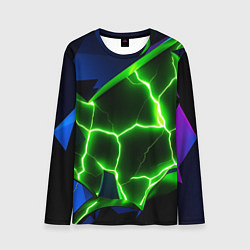 Мужской лонгслив Neon green glow