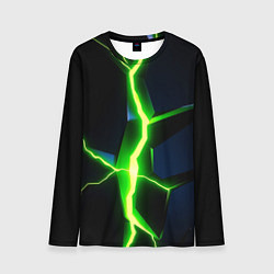 Мужской лонгслив Neon green glow