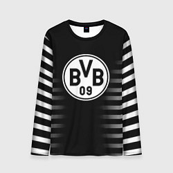 Лонгслив мужской Ювентус геометрия полосы, цвет: 3D-принт