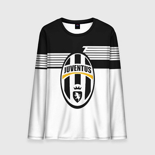 Мужской лонгслив Juventus полосы линии / 3D-принт – фото 1