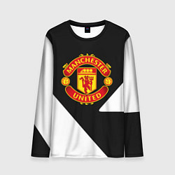 Мужской лонгслив Манчестер Юнайтед полосы