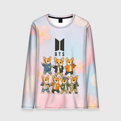 Мужской лонгслив Корги BTS