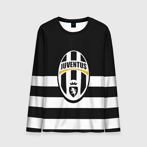 Мужской лонгслив Juventus линии / 3D-принт – фото 1
