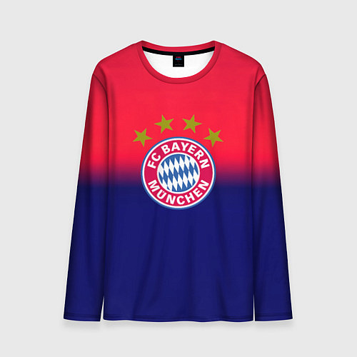 Мужской лонгслив Бавария Мюнхен градиент / 3D-принт – фото 1