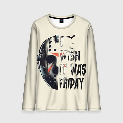 Мужской лонгслив Пятница 13 Вурхиз / 3D-принт – фото 1