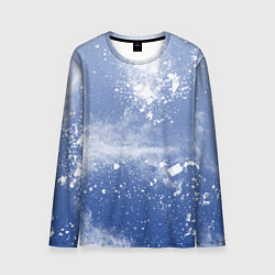 Мужской лонгслив Снежки попали в тебя