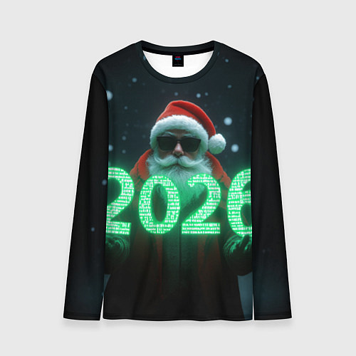 Мужской лонгслив Кибер дед / 3D-принт – фото 1