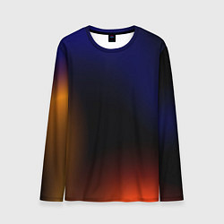 Лонгслив мужской Color black red blue, цвет: 3D-принт