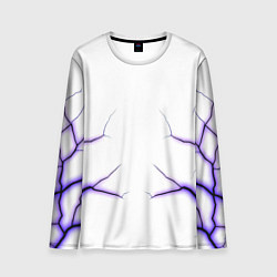 Мужской лонгслив Color white purple