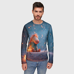 Лонгслив мужской Игрушечная лошадка 2026, цвет: 3D-принт — фото 2